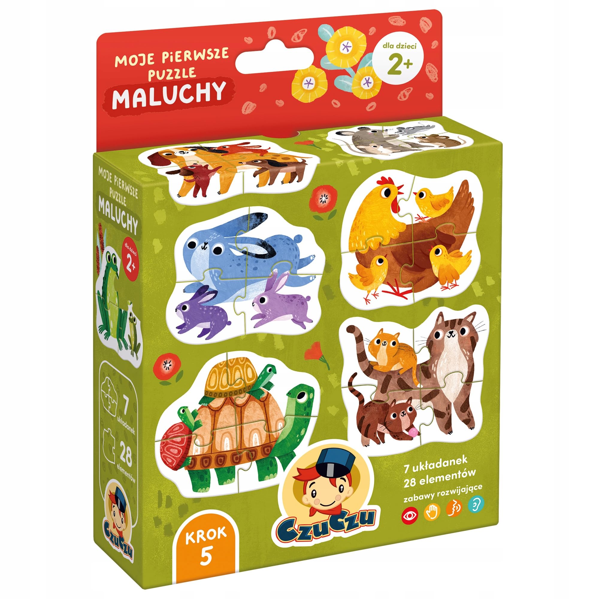CzuCzu Moje pierwsze puzzle MALUCHY +2L