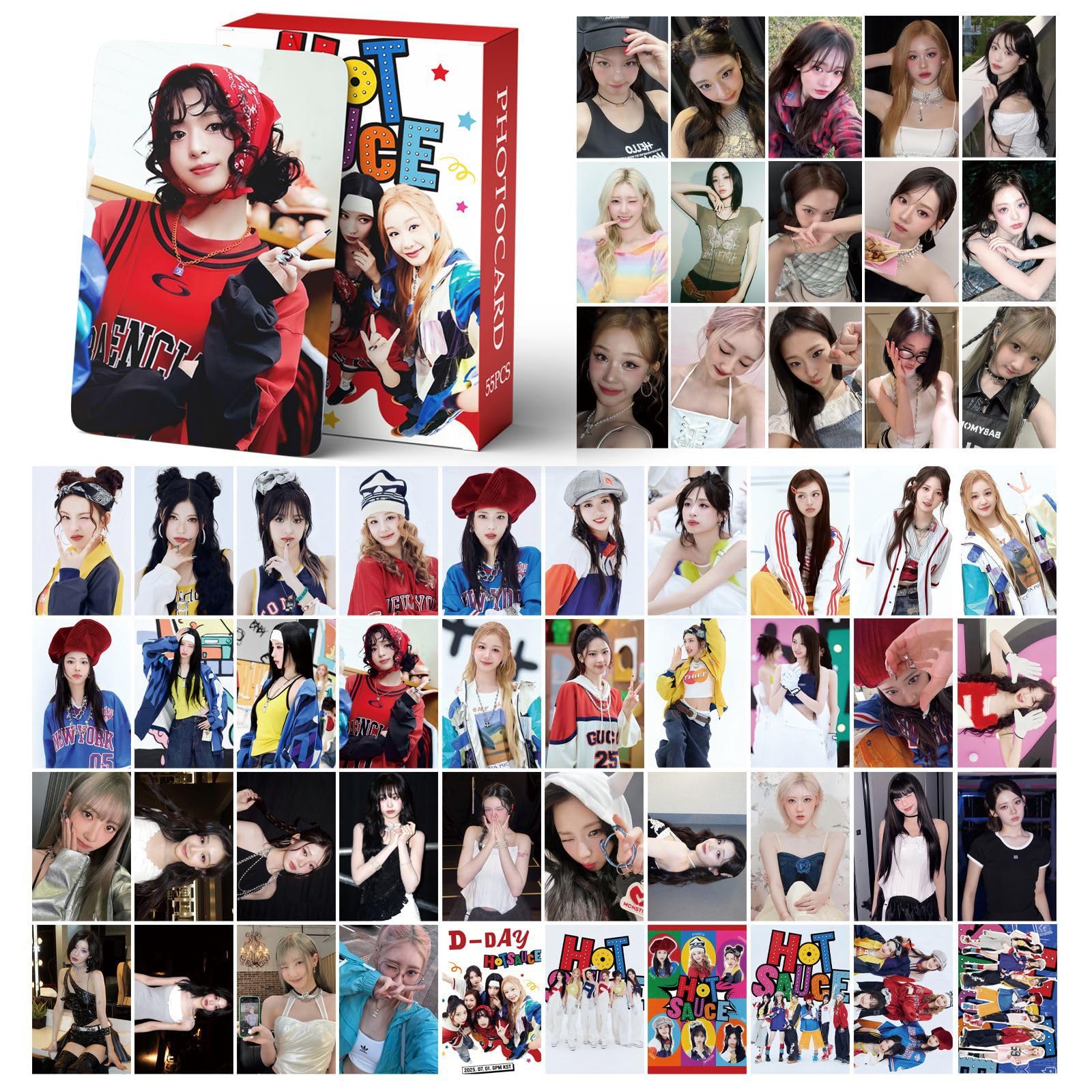 Yuto BABYMONSTER 55 peças álbum HOT SAUCE photocard presente Lomo
