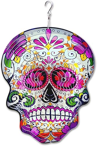 Miniatura 8 de FONMY Kinetic - Molinillo de viento de metal 3D para jardín, regalos únicos, decoraciones al aire libre, adorno colgante de calidad para el hogar y