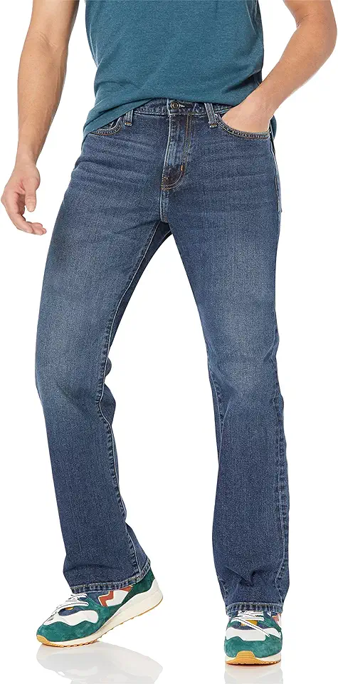 Amazon Essentials Men's Straight-Fit Bootcut Jean - Discontinued Colors OEKO-TEX STANDARD 100