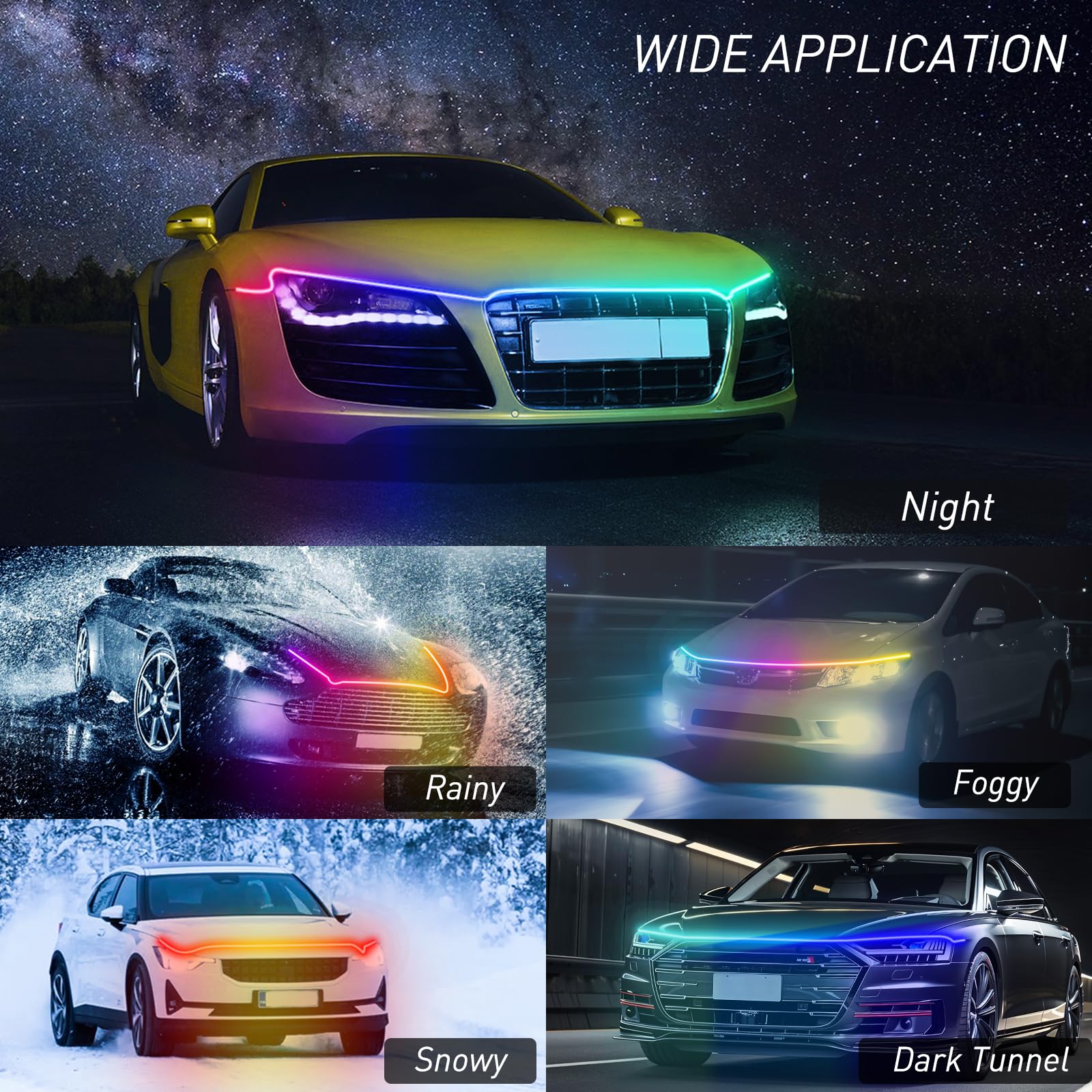 DREAMIZER Motorrad-Rücklicht, 12 V, 9 LEDs, E-Approved Bremslicht