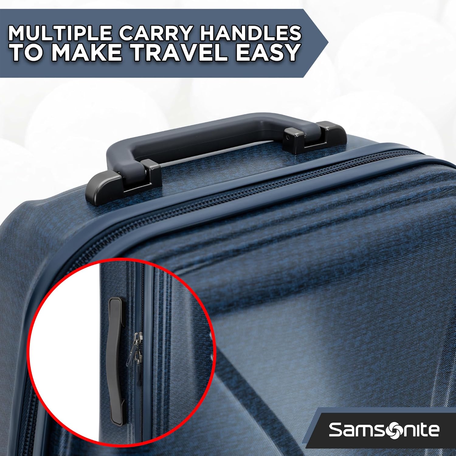 Samsonite Tour Pro Golf Travel Bags for Airlines, Hard Shell Golf Travel Case with Durable ABS, 360° Multi-Directional Shark Wheels, Lightweight Golf Club Travel Bag