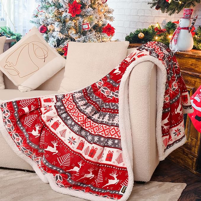 inhand Christmas Blankets and Throws, Holiday Throw Blanket