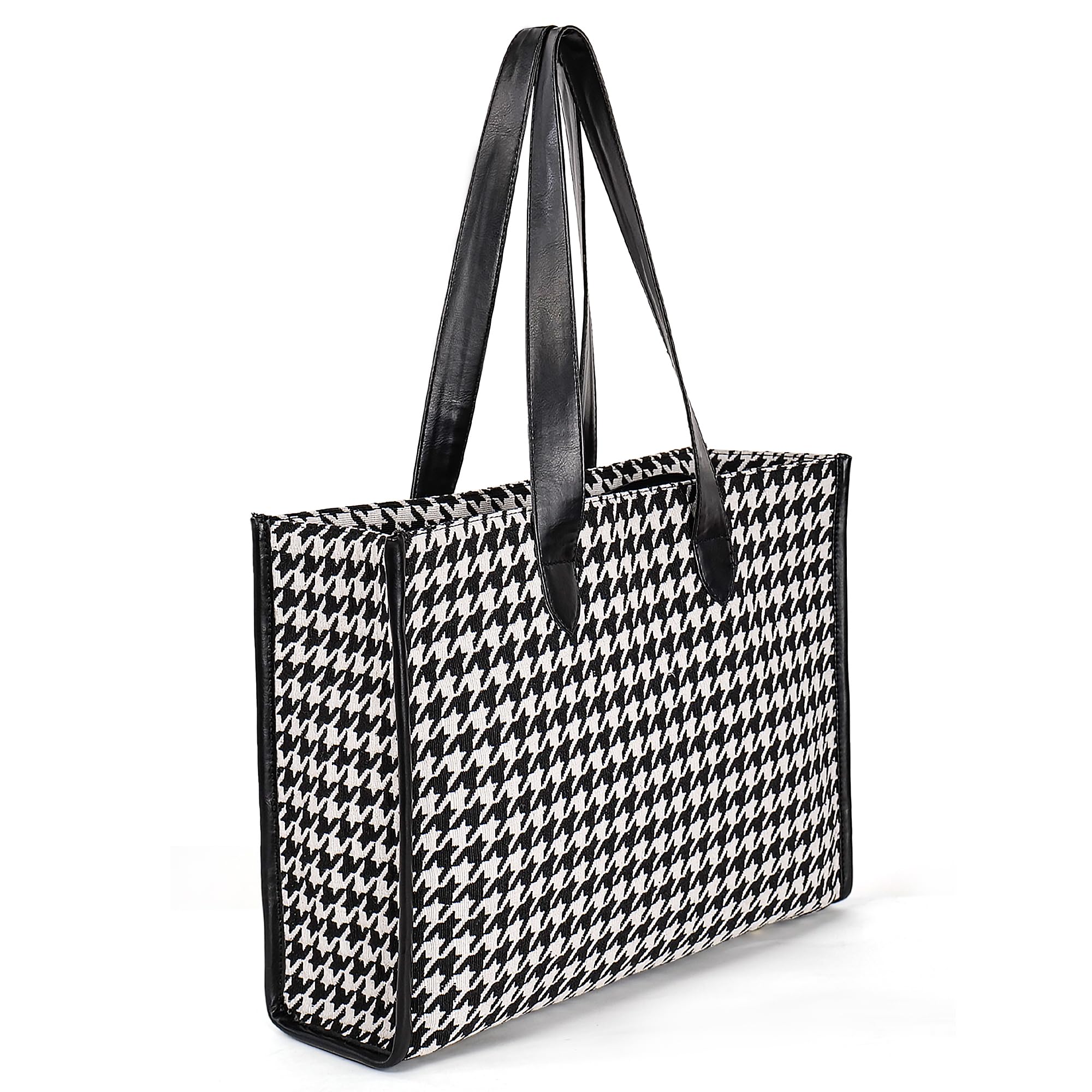 See full amazon price history chart for NEERA Black & White Jacquard Chic Tote HandBags for women Oversized Purse Suitable for Shopping, College, Office,Teachers & Travel Everyday Use Gift For Diwali karwa chauth (Black & White) NEERA Black & White Jacquard Chic Tote HandBags for women Oversized Purse Suitable for Shopping, College, Office,Teachers & Travel Everyday Use Gift For Diwali karwa chauth (Black & White) (B0CWN6SZVM) Amazon Price History, Amazon Price Tracker