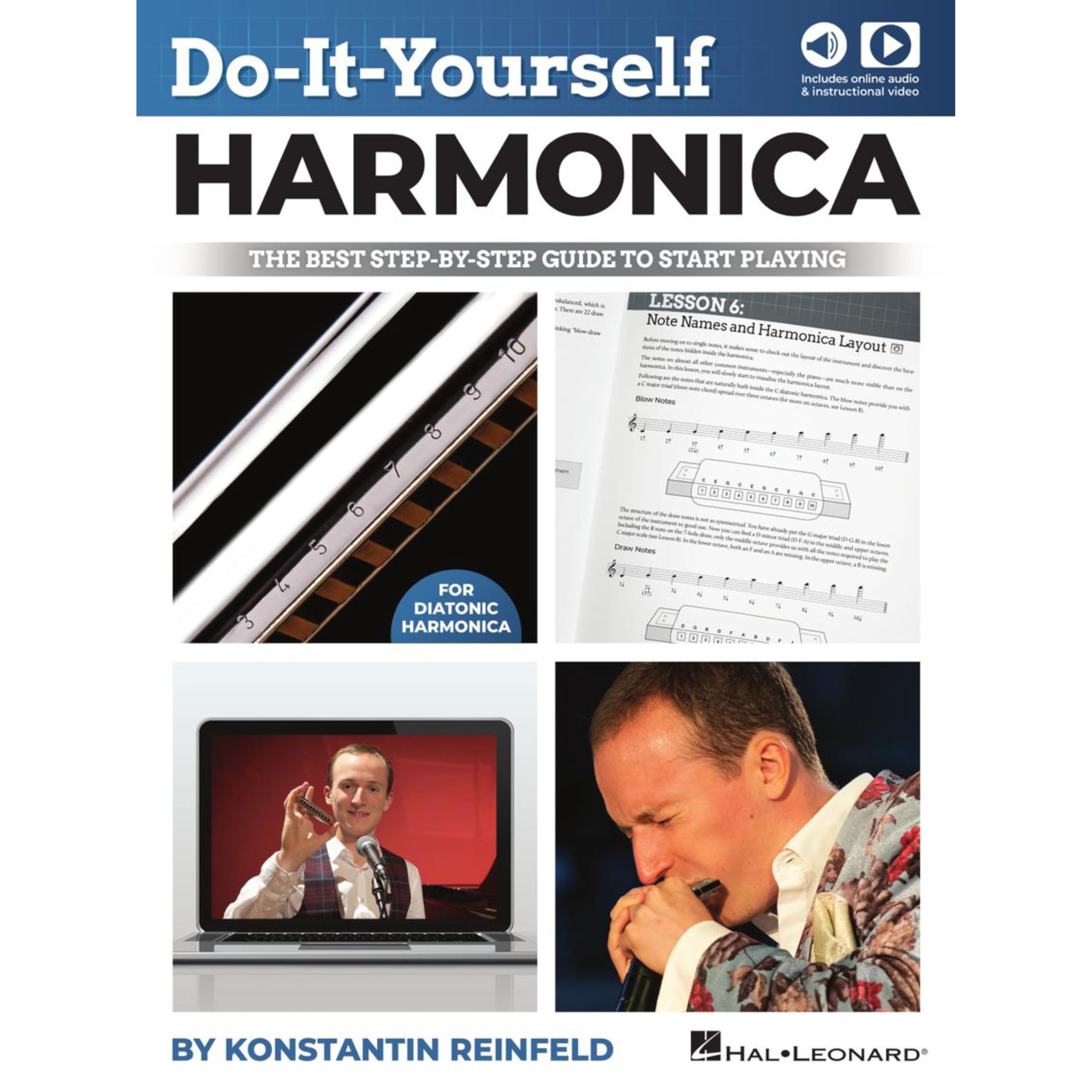 Do-It-Yourself Harmonica. Includes Media Online: The Best Step-by-Step Guide to Start Playing