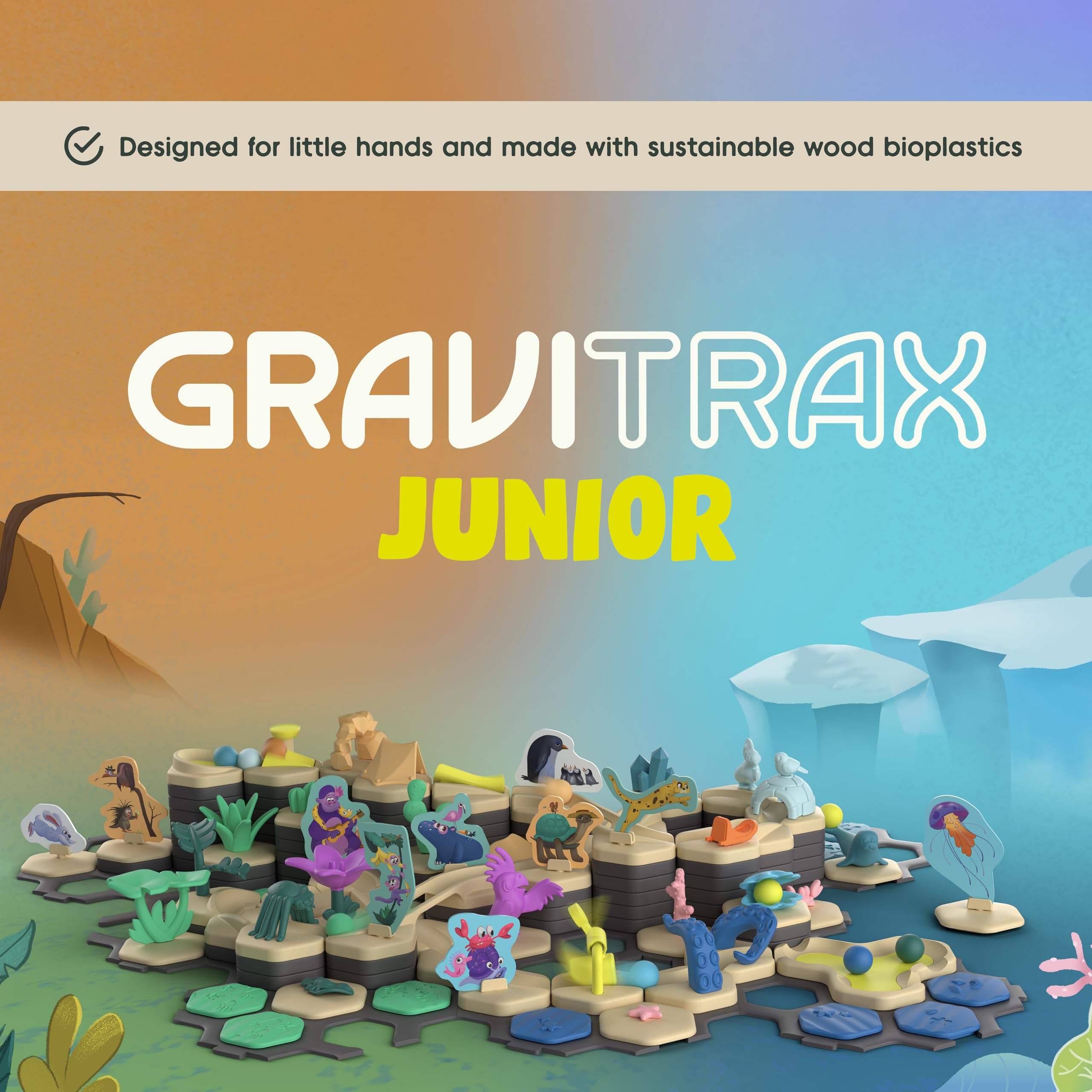 Set básico GraviTrax Junior de Ravensburger, Talla XXL 27059, Fabricado principalmente con materias primas renovables