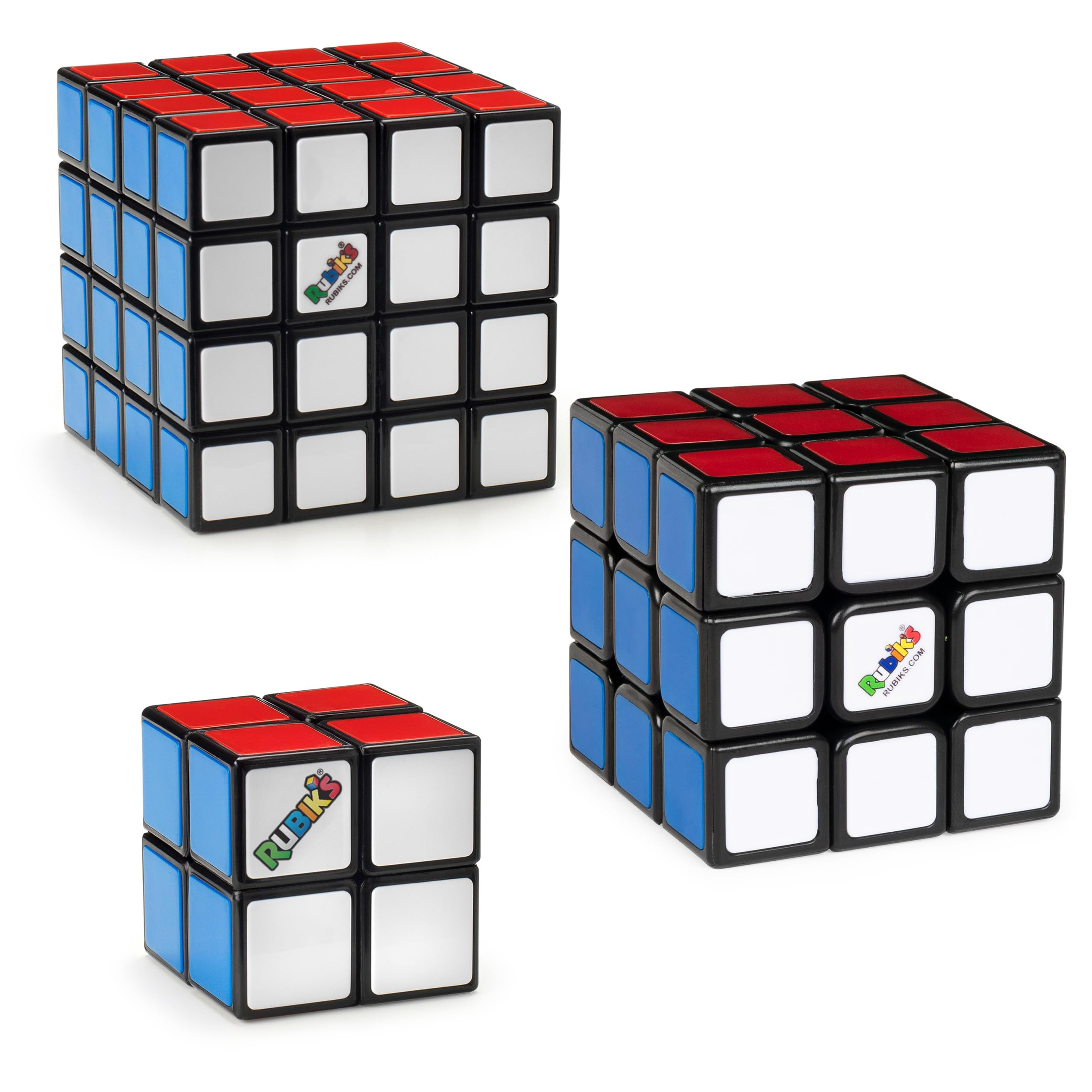 Amazon.com: Rubik's Cube, Tiled Trio Bundle 2x2 Mini 3x3 Cube 4x4