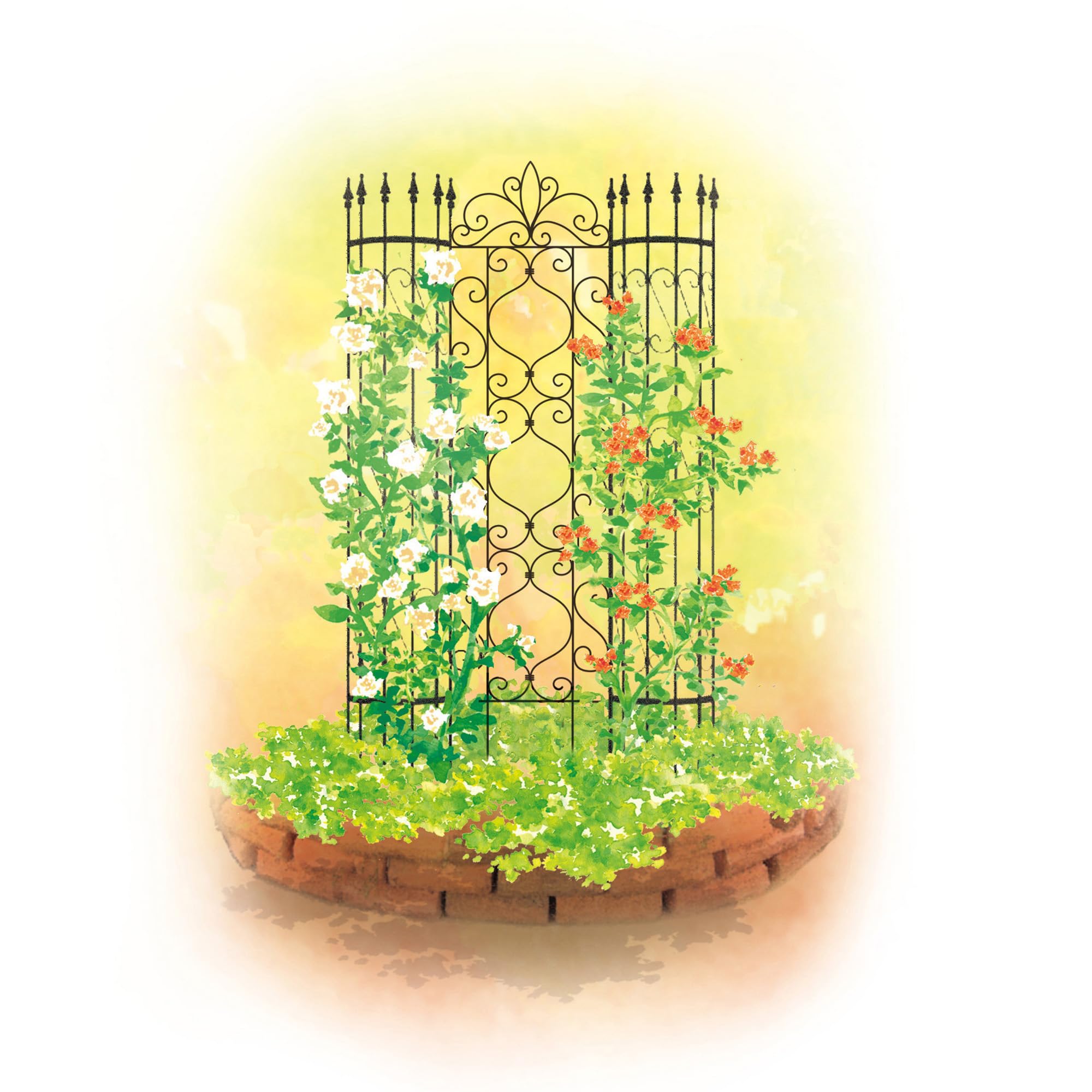 Amazon | タカショー G-story デザイントレリス 1800 ブラック 4枚組