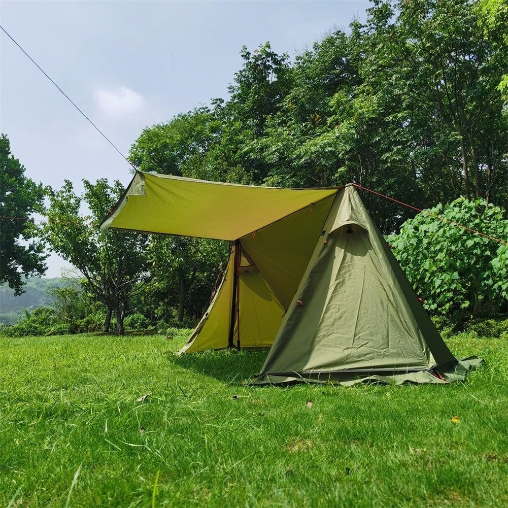 Tienda piramidal 360PRO, tienda de campaña ligera de invierno con falda de nieve, resistente al viento, impermeable, para clima frío, montaña, camping, senderismo