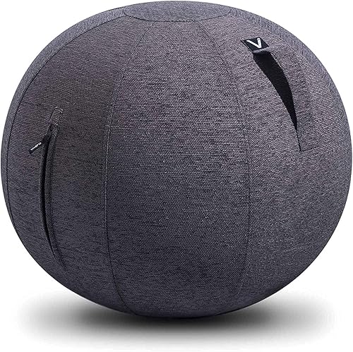 Vivora Luno  silla de pelota sentada para oficina, dormitorio y hogar, ligera, de pie, ergonómica, motivador de postura, pelota de ejercicio, con