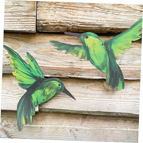 Miniatura 9 de IMIKEYA 10 Pcs Iron Bird Backyard Decor Decoraciones Para Salas De Casa Rustic Decorations Metal Wall Art Metal Wall Decor Home Accents Decor Iron