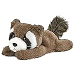 Bearington Reilly Raccoon Stuffed Animal Toy - 8 Realistic Raccoon Plush with Soft Fur and Lifelike Details - Adorable Plushies and Stuffies Gift for Kids, Nursery Decor, and Collectors