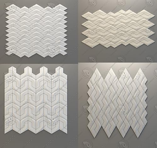 Silicone Mold Wall Tiles Home Decor Desk