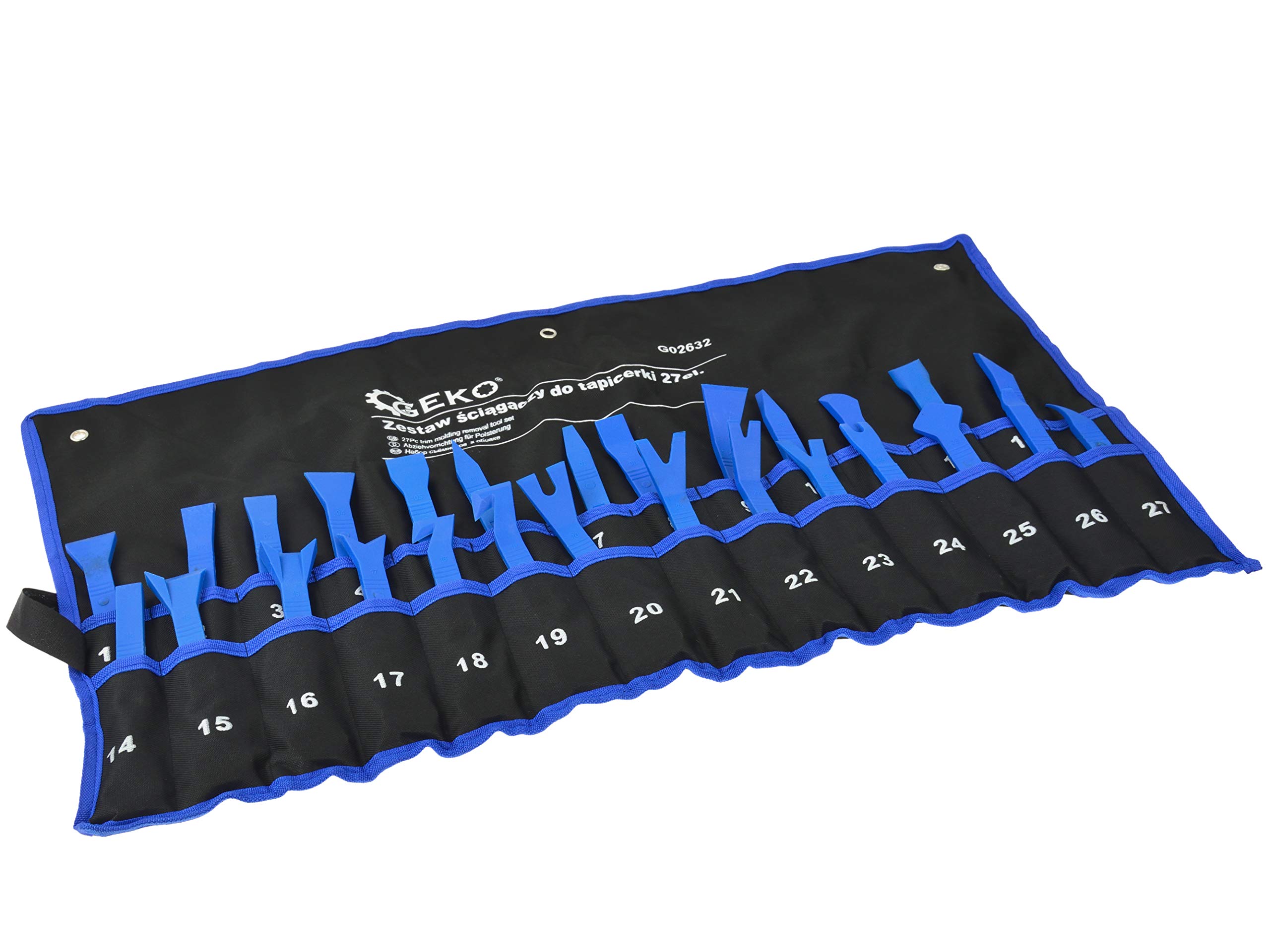 BSD Kit d'Outils d'Extraction d'Agrafes - Outils Enlève Clip Garniture et Panneau de Porte, Kit de Demontage Garniture et Panneau de Porte - 27 Pièces