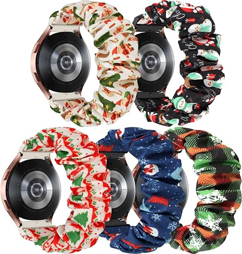 Scrunchie Watch Band 20mm for Women Compatible with Samsung Galaxy Watch Active 
