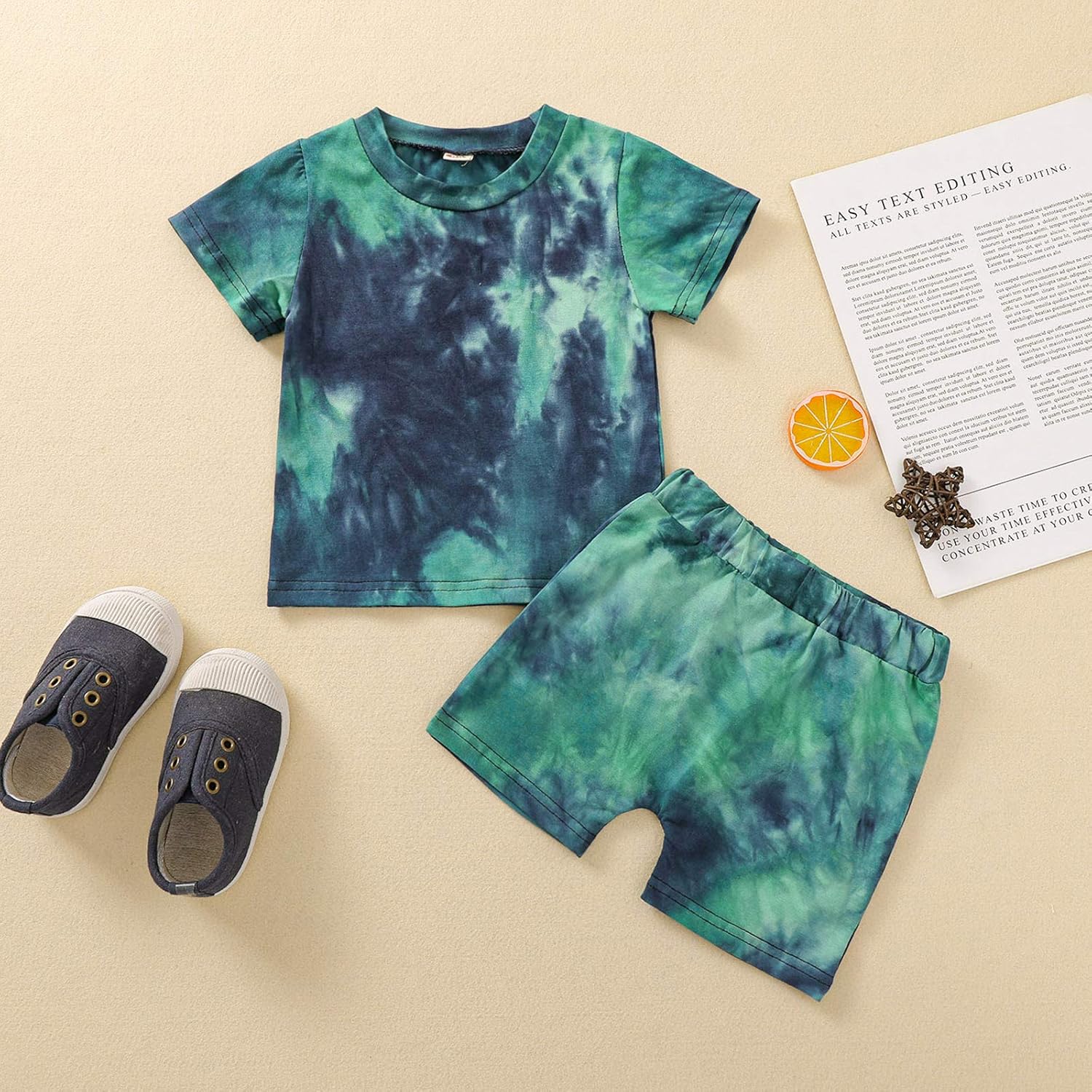 Toddler Baby Boy Summer Outfits Short Sleeve T-Shirt and Shorts 2Pcs Clothes Set for Boys - Image 2