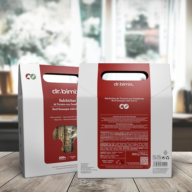 Foto 6 de 8 de dr. bimix Palitos de Ternera con Zanahoria para Perros Snack 500g