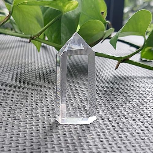 Miniatura 2 de Cuarzo transparente grande natural del Himalaya tibetano de alta altitud crudo de 6 lados de cristal de punta de cuarzo transparente. Punta de