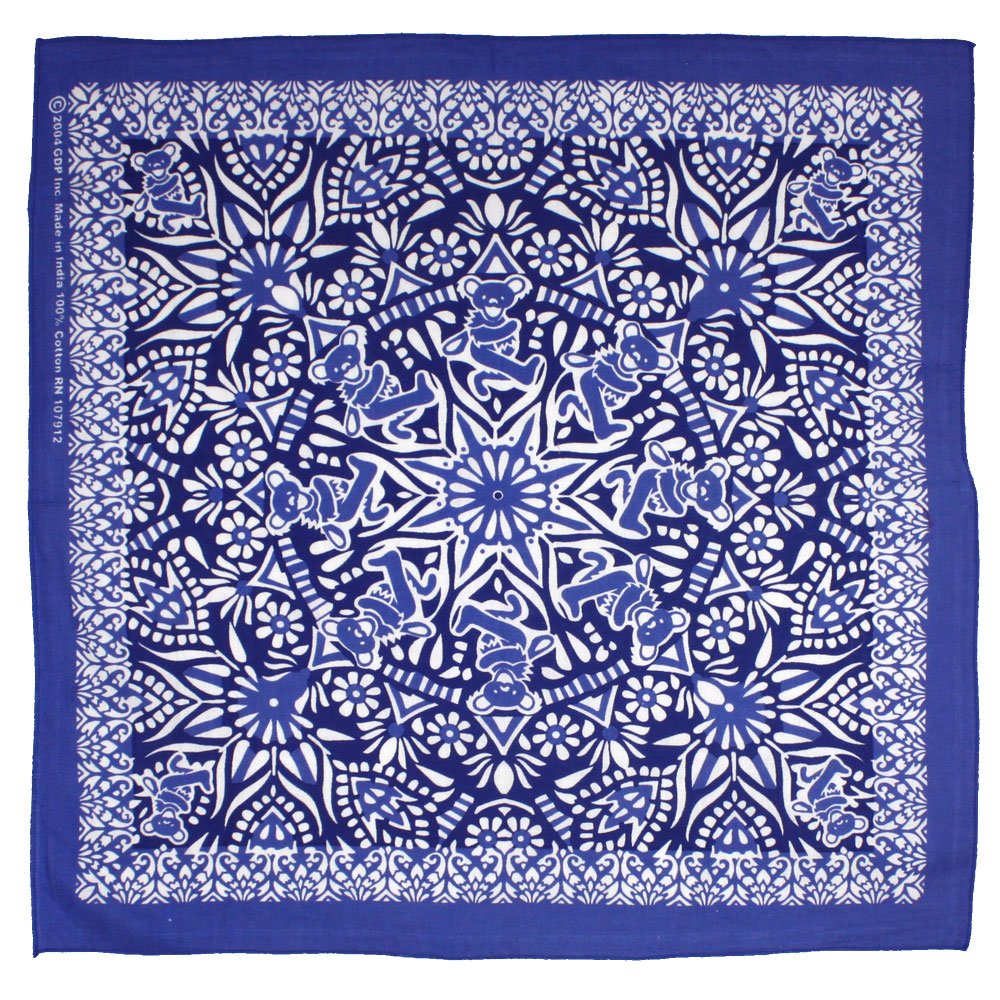 Sunshine Joy Grateful Dead Dancing Bear Mandala Bandana
