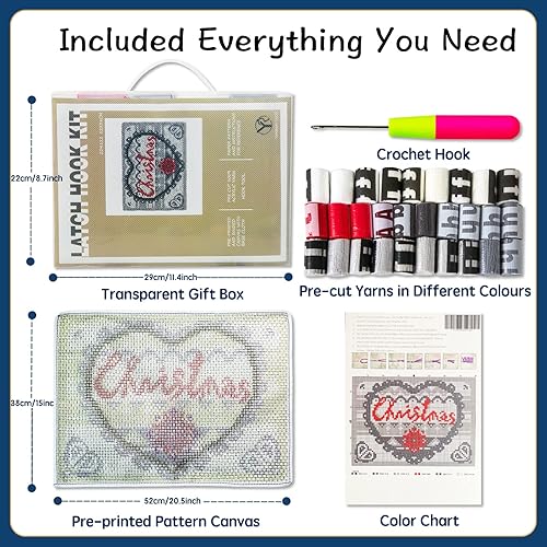 Miniatura 2 de YP Kits de ganchos de pestillo para niños y adultos, para manualidades, manualidades, decoración del hogar, festivales, regalos, 20.5 x 14.5