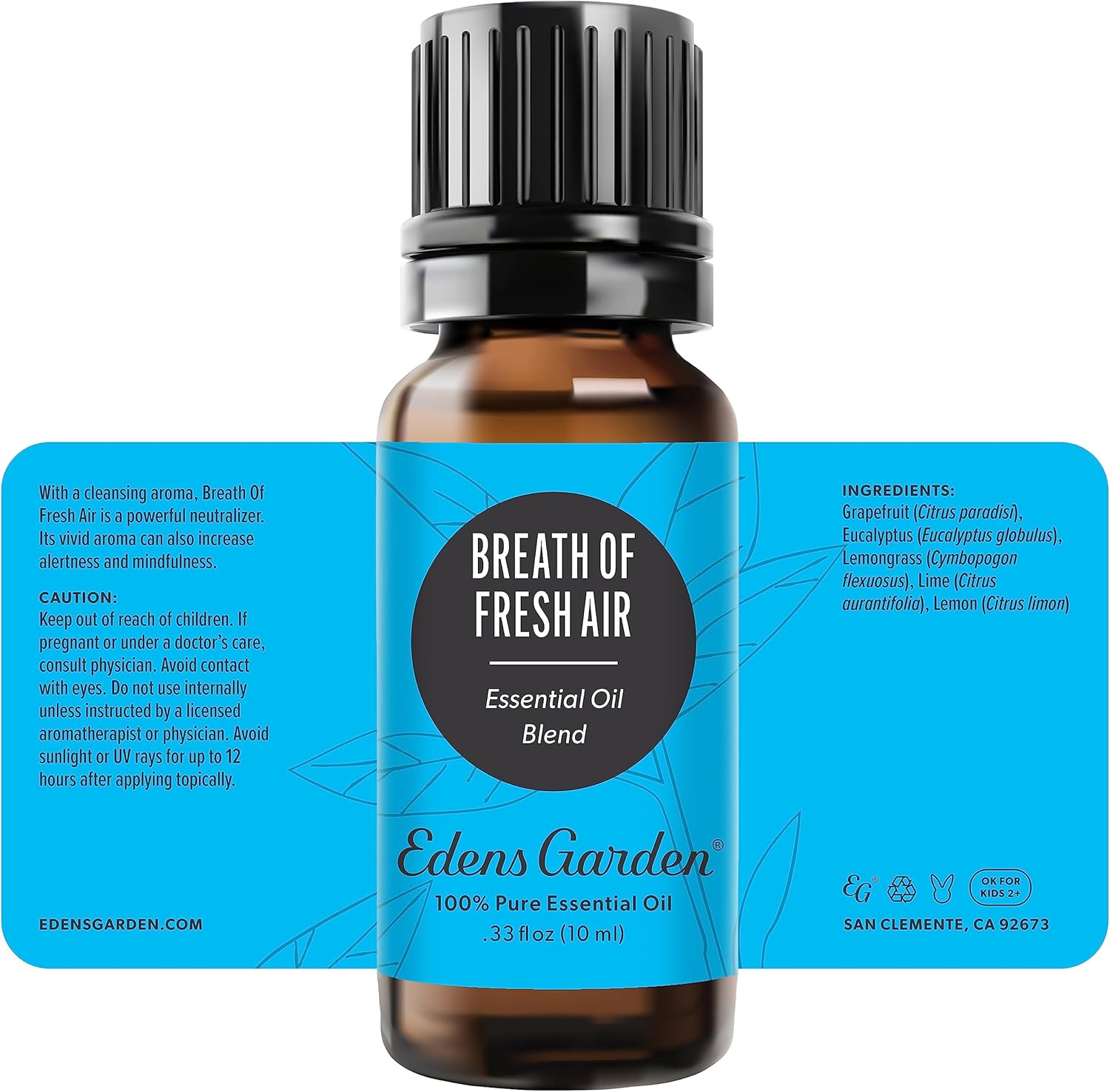 Edens Garden Breath of Fresh Air Essential Oil Blend- 100% Pure Premium Grade, Undiluted, Natural, Therapeutic, Aromatherapy, The Best for Diffusing, Skin, Humidifiers, Candle 10 ml (.33 fl oz) - Image 9