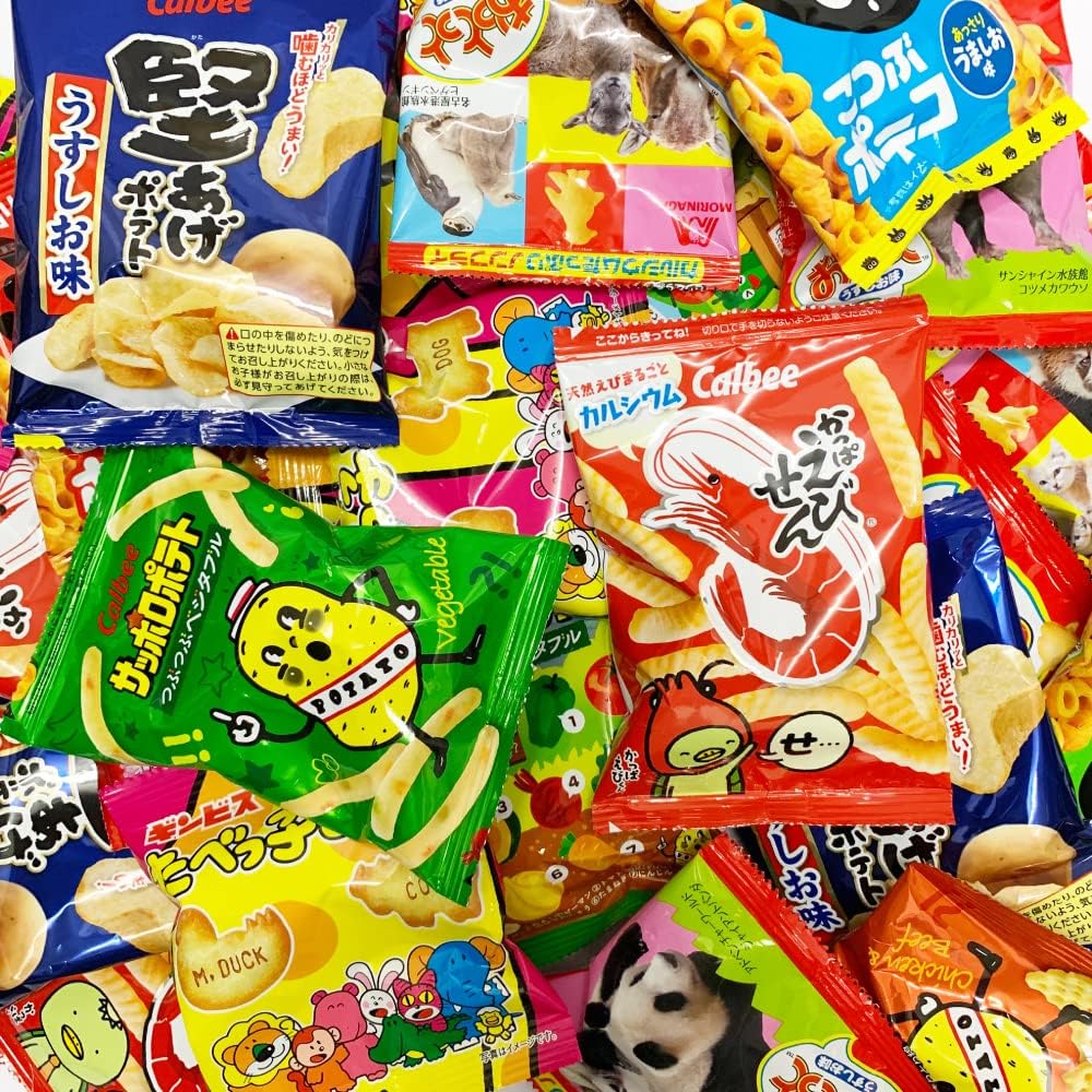 スナック菓子 詰め合わせ 小袋 人気6種 ギフトボックス プチギフト ミニ お菓子 スナック ランダムセット