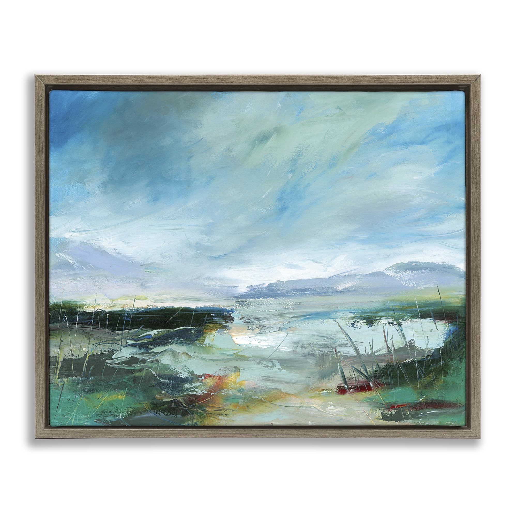 'Days By The Loch'| Floating Frame Canvas Art