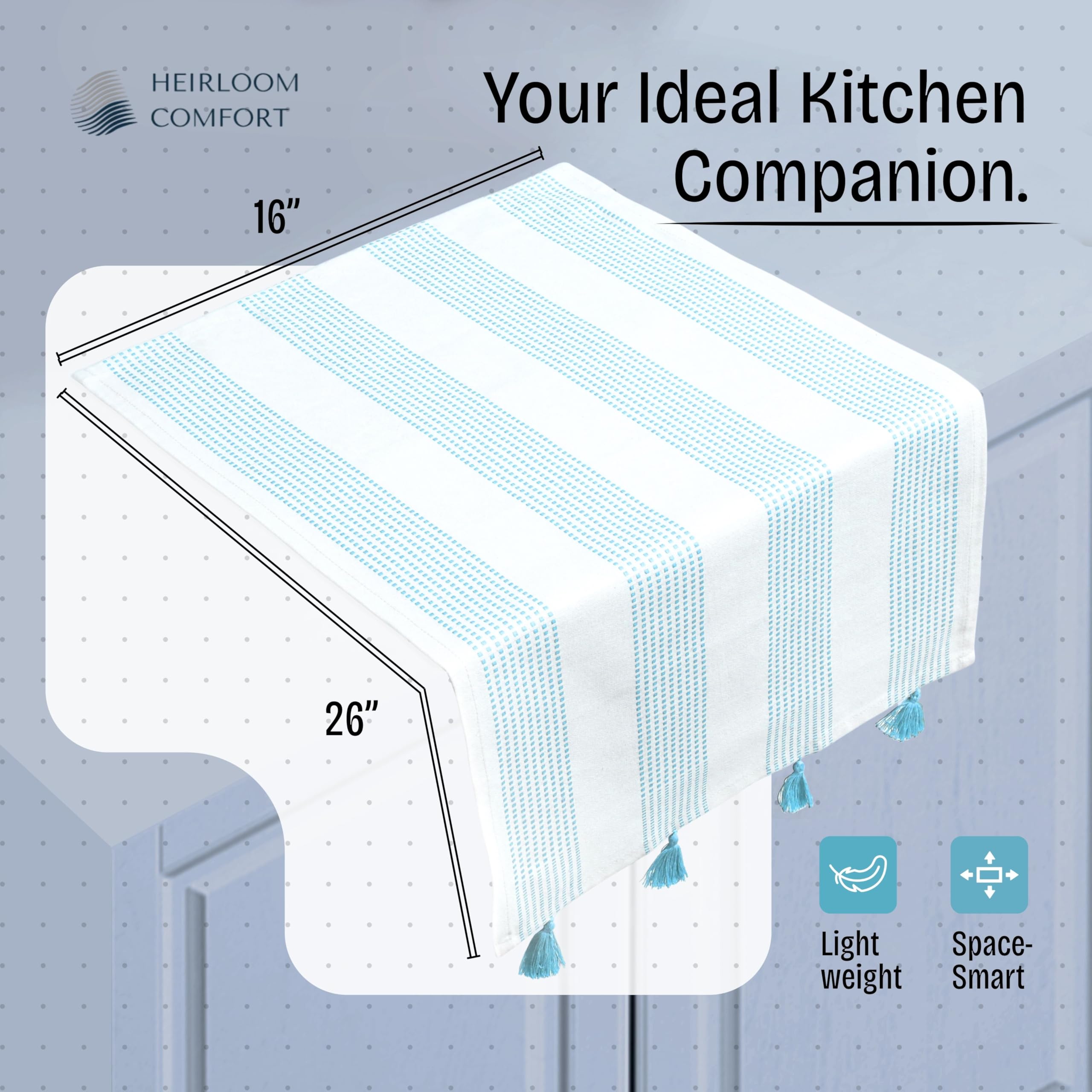 Strofinacci da cucina decorativi a pois, 40 x 66 cm, confezione da 12, super assorbenti, morbidi, in 100% cotone, con nappe, ad asciugatura rapida, per uso quotidiano e pulizia dei