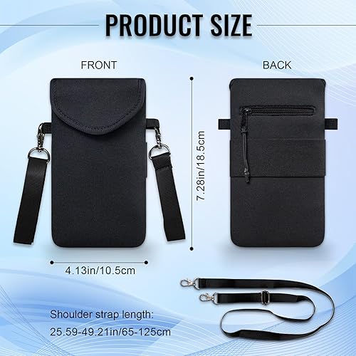 Miniatura 2 de Funda de neopreno para teléfono para hombres y mujeres, con correa cruzadacordón para el cuello para iPhone 1615 Pro Max