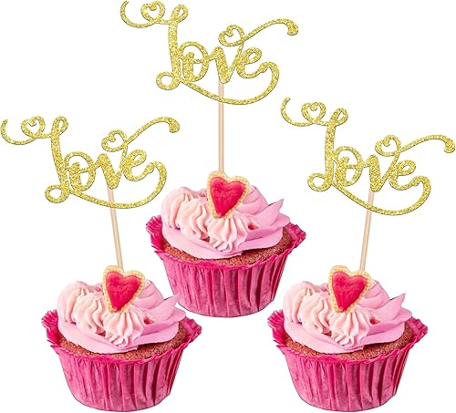 Vista 34 de Rsstarxi 1 paquete de decoración de pastel con purpurina para el día de San Valentín, labios de corazón, flecha de Cupido, para el día de San Diseño