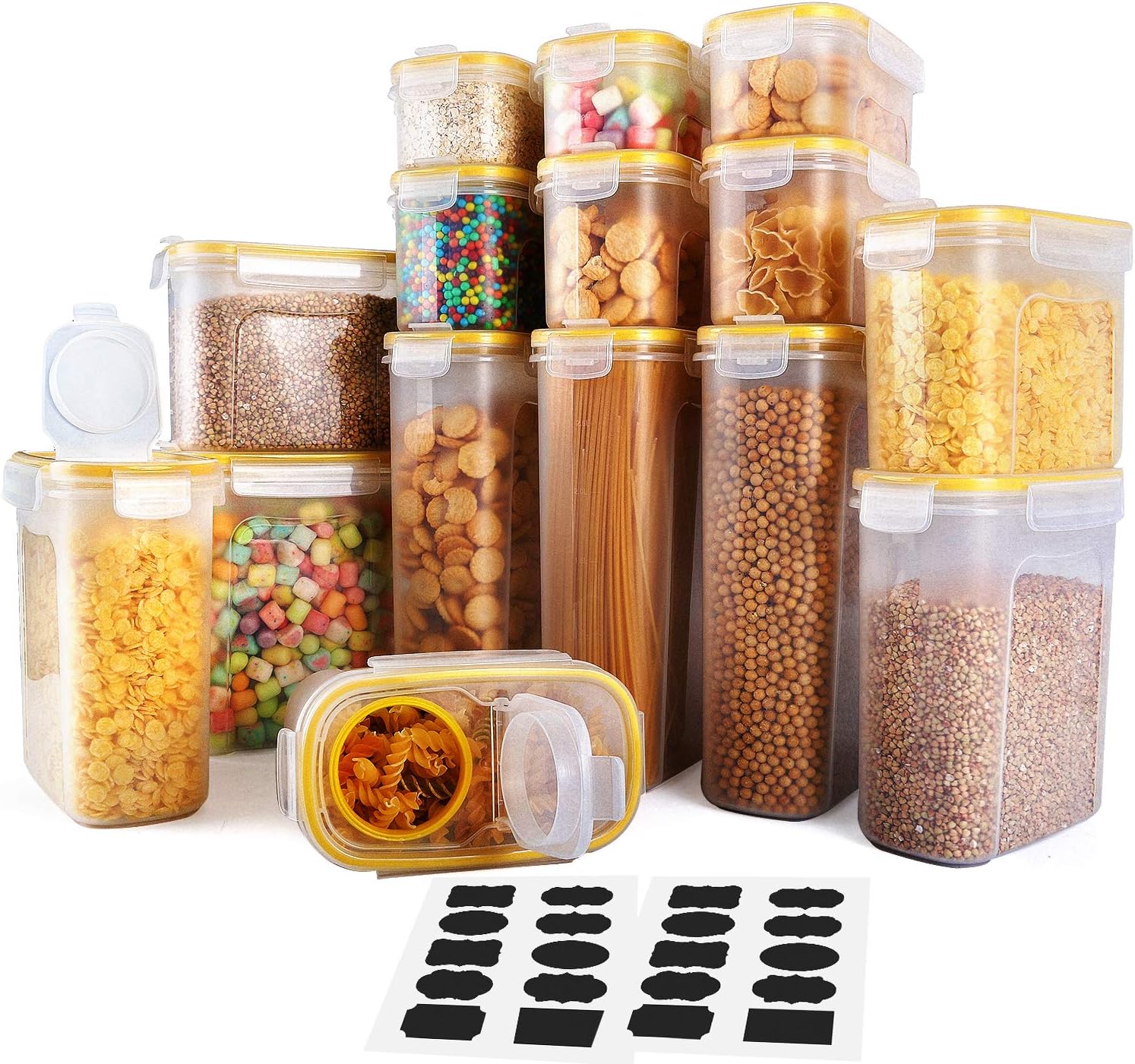 Cereal Container, VERONES Food Storage Containers 15 Pack