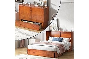 ZAFLY 62.8" Convertable Murphy Bed Cabinet