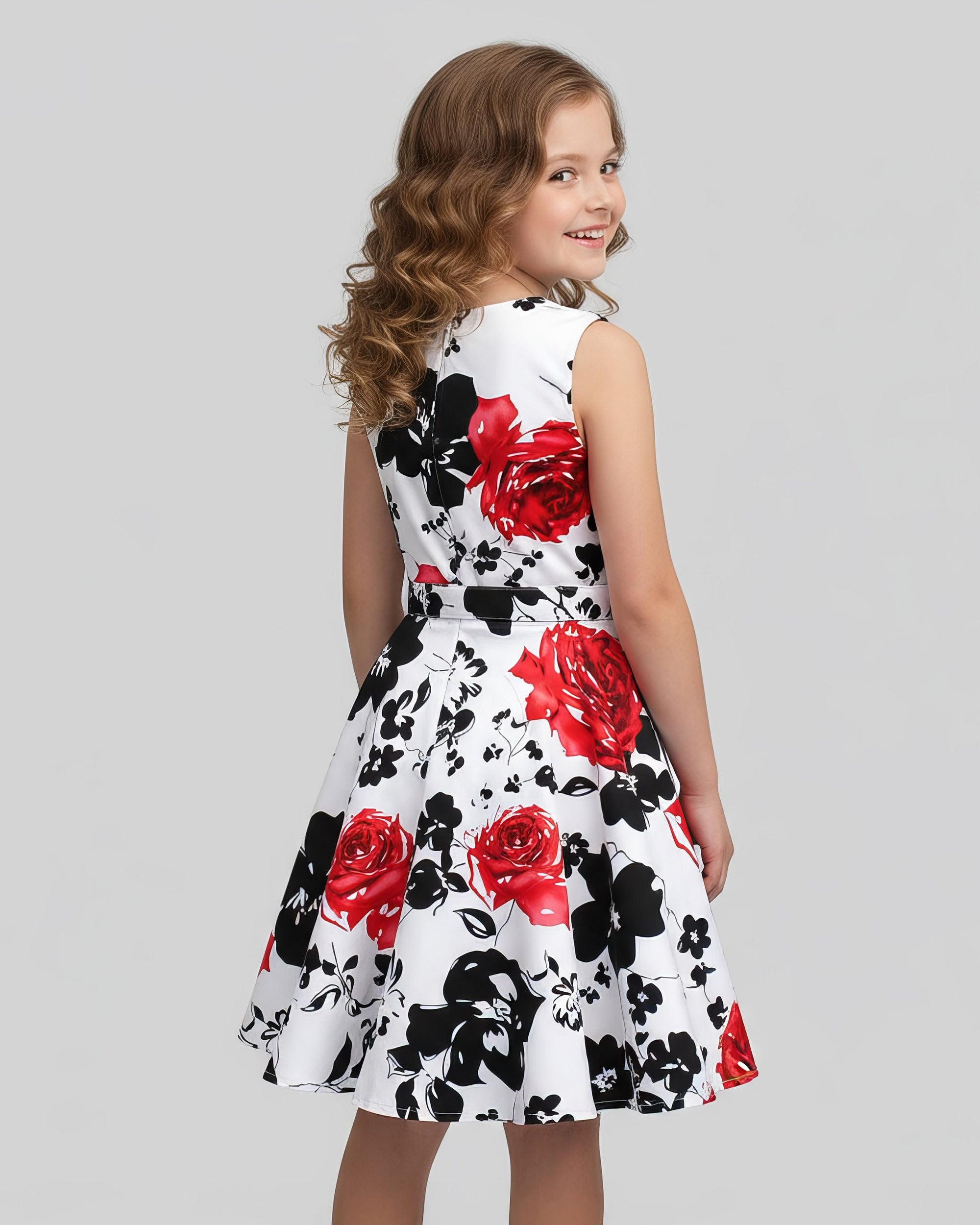 BlackButterfly Kinder 'Audrey' Vintage Kleid im 50er-Jahre-Stil