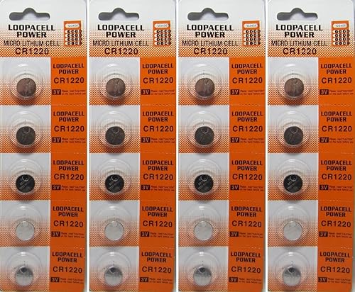 loopacell 1220batería (CR1220DL1220E-CR1220SB-T13L04) (litio, 3V, 20pcs