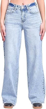 YMI Womens YMI High Rise Bella Wide Leg Jeans, P44199