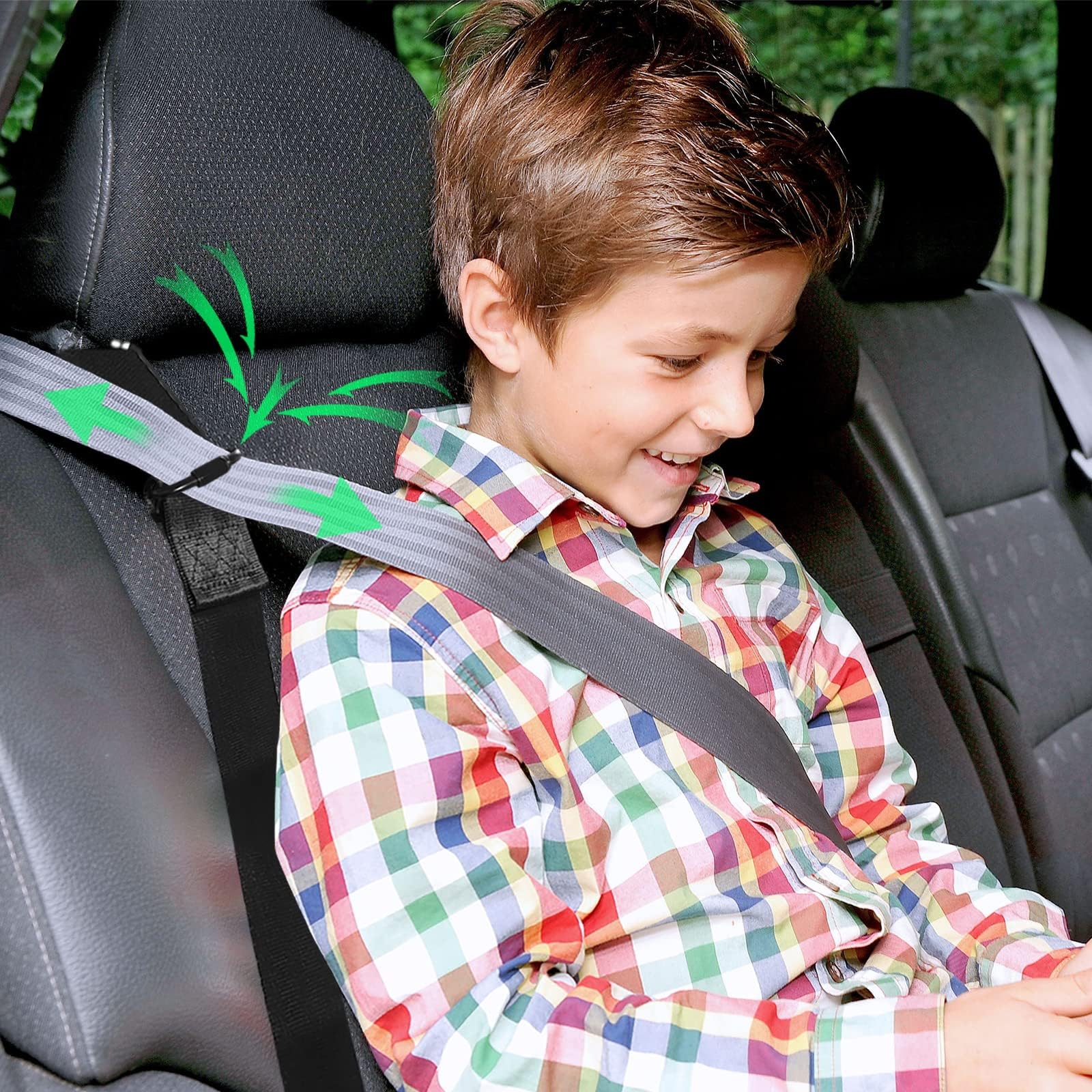 Seat Belt Adjuster for Kids & Adults, 2 Pack Seatbelt