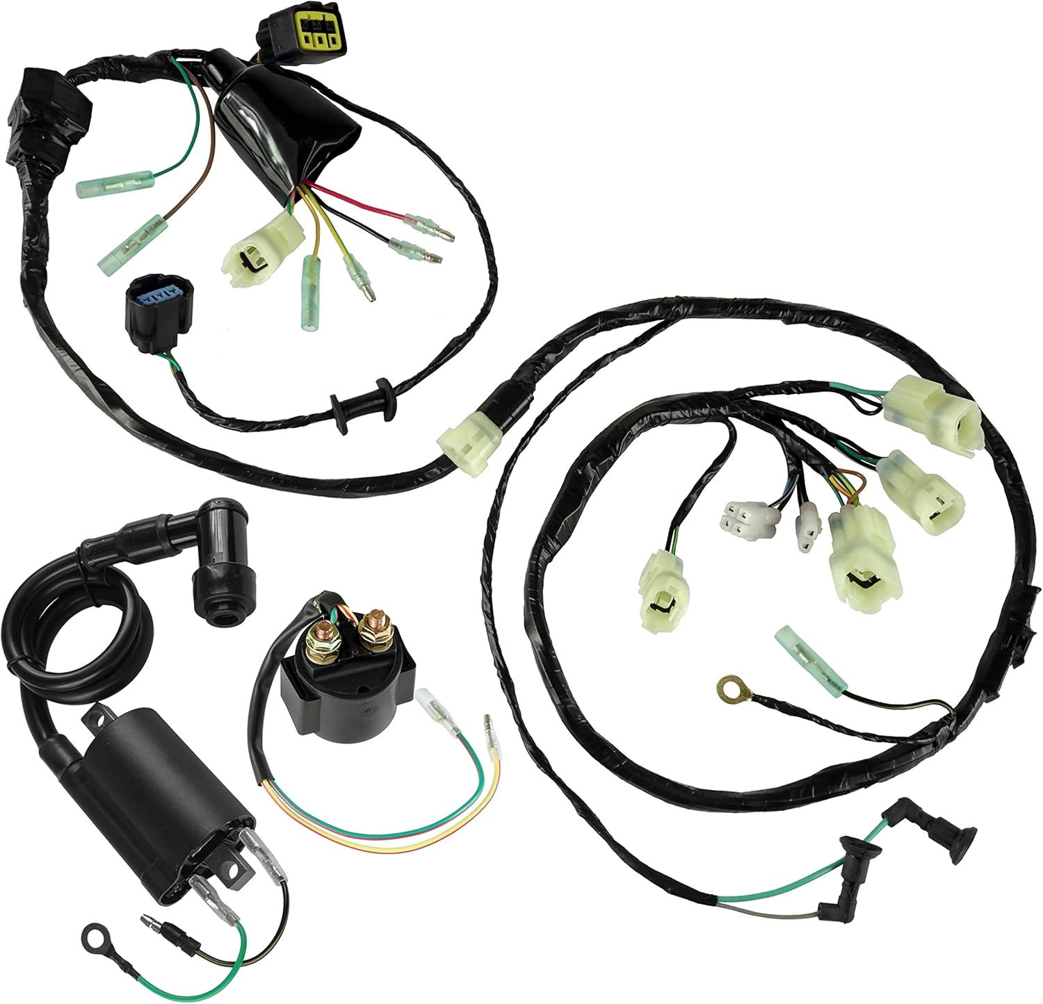 Caltric Wiring Harness Ignition Coil and Relay Compatible with Honda Sportrax 400 TRX400EX 2005 2006 2007 32100-HN1-A40