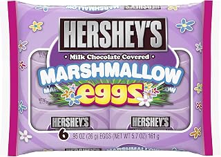 Eggs, Milk Chocolate Covered Marshmallow, 6 Count