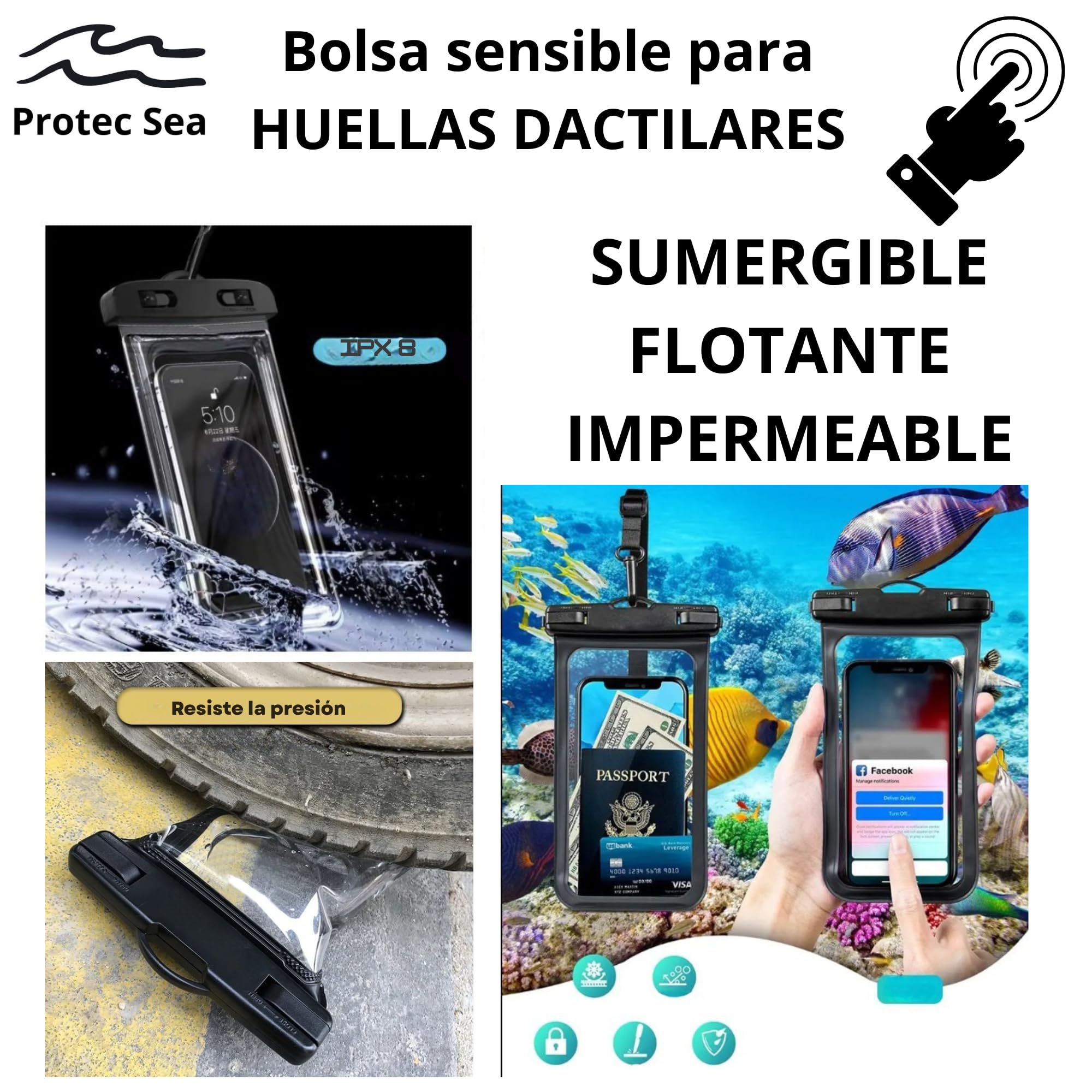 Mochila impermeable impermeable para senderismo, 25L-40L, volumen ajustable, cierre rápido, transporte cómodo, accesorios Molle, bolsillos impermeables, cinta reflectante, color gris