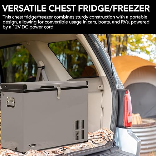 Miniatura 3 de Whynter FM-65G - Refrigerador portátil de 65 cuartos de galón CA 110 V CC 12 V congelador verdadero para automóvil hogar campamento RV-8 F a 50 F
