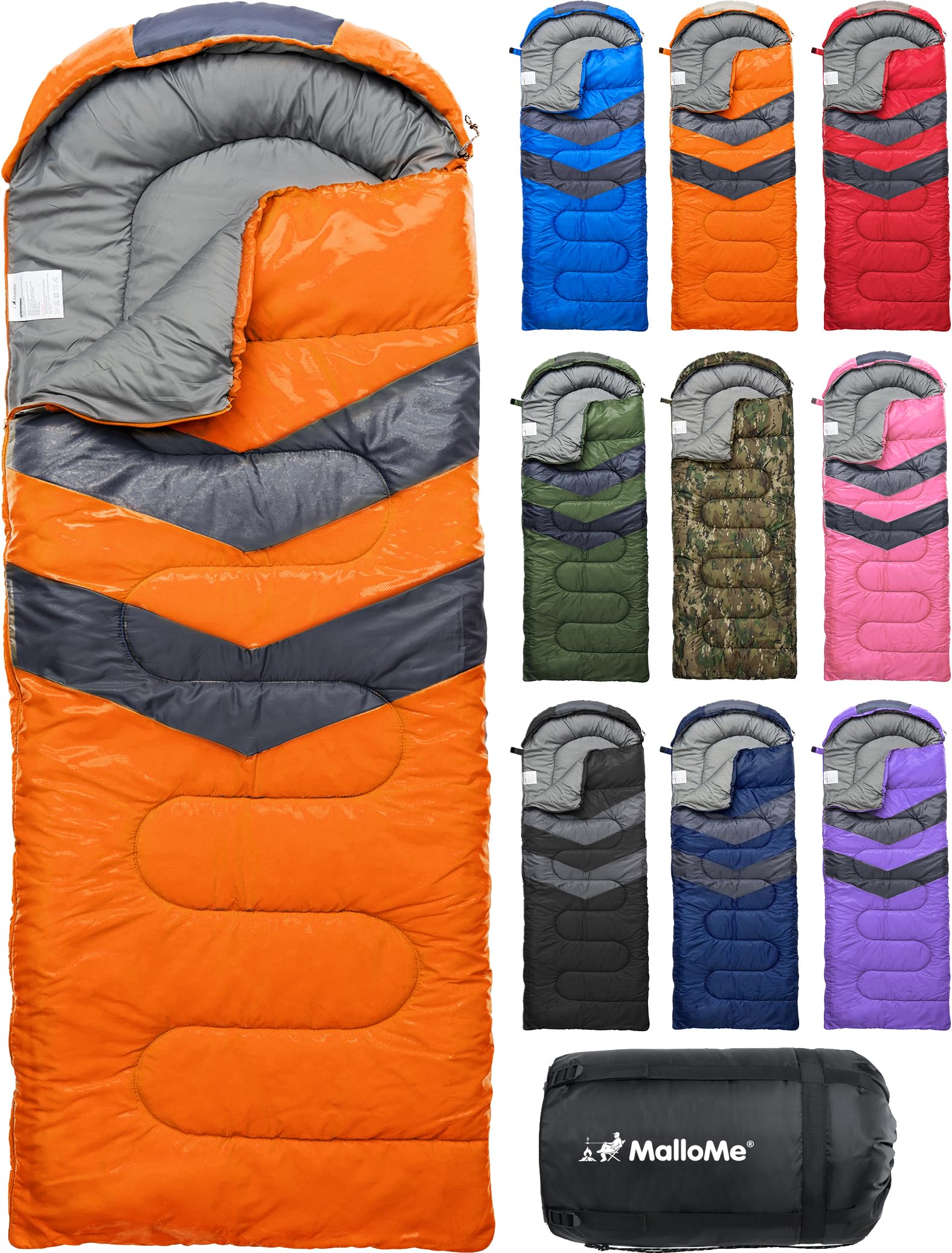 MalloMe – Saco de Dormir para Adulto, niño, Invierno, Verano, Primavera, otoño, plumón para 1 Persona, Impermeable, Bolsas de Dormir y Senderismo – Bolsa de Dormir Ultraligera, compacta para Dormir — view 19