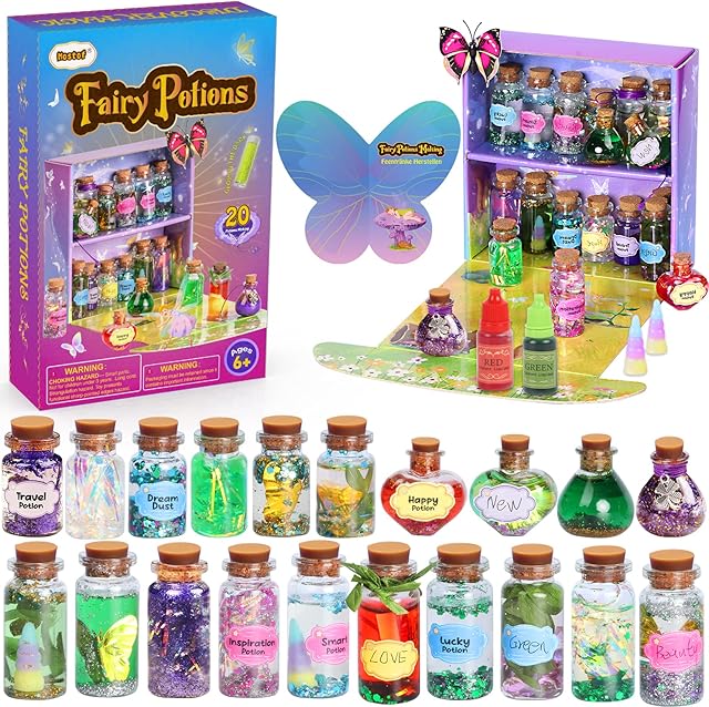 Mostof Fairy Potions Kits for Kids, Magic Dust Potions Kit - Creative Gift Craft Toys