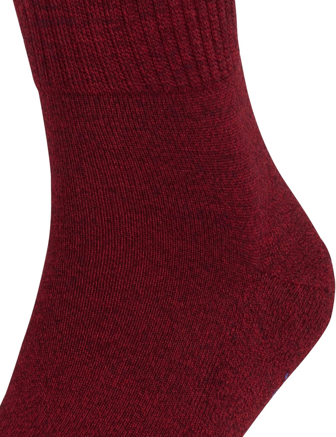 FALKE Unisex Walkie Light Socks, Crew Length, Thick Sole, Hiking Sock, Breathable, Moisture-Wicking, Merino Wool, Red (Scarlet 8280), 9-10, 1 Pair
