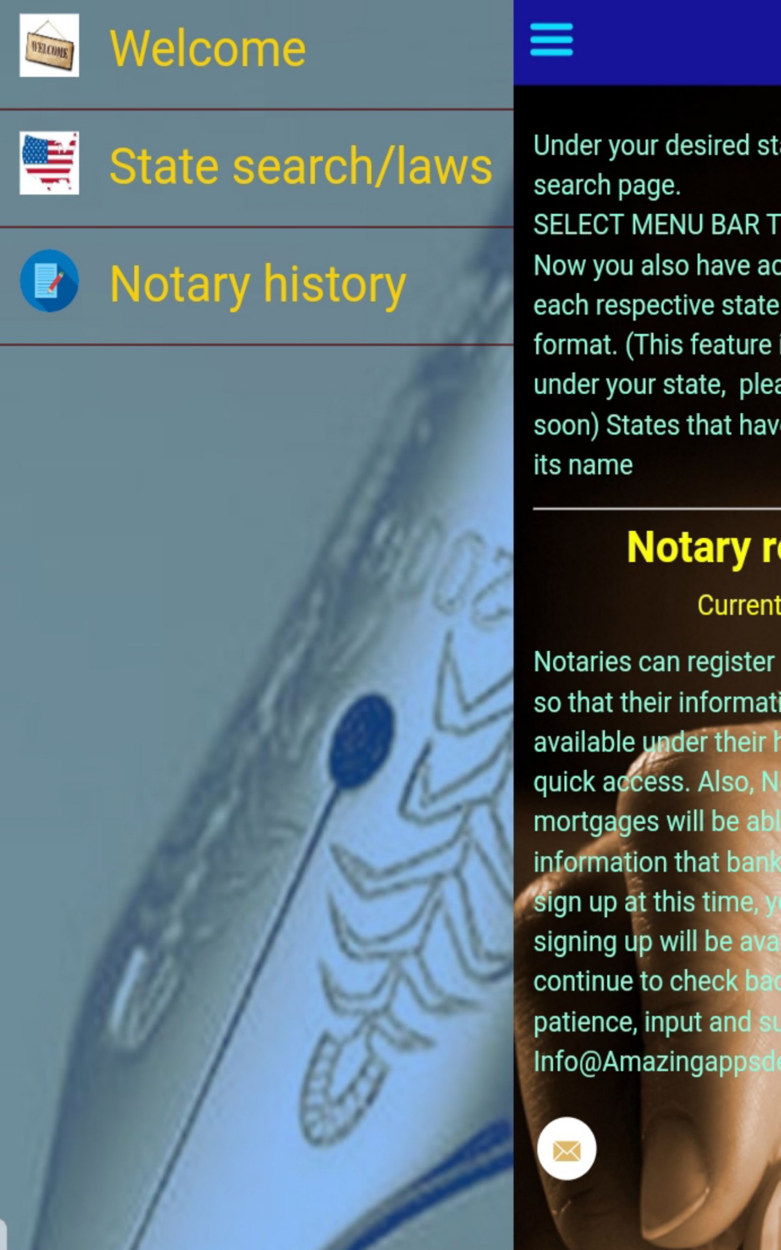 US Notary Public Search & State Notary Laws App on Amazon Appstore