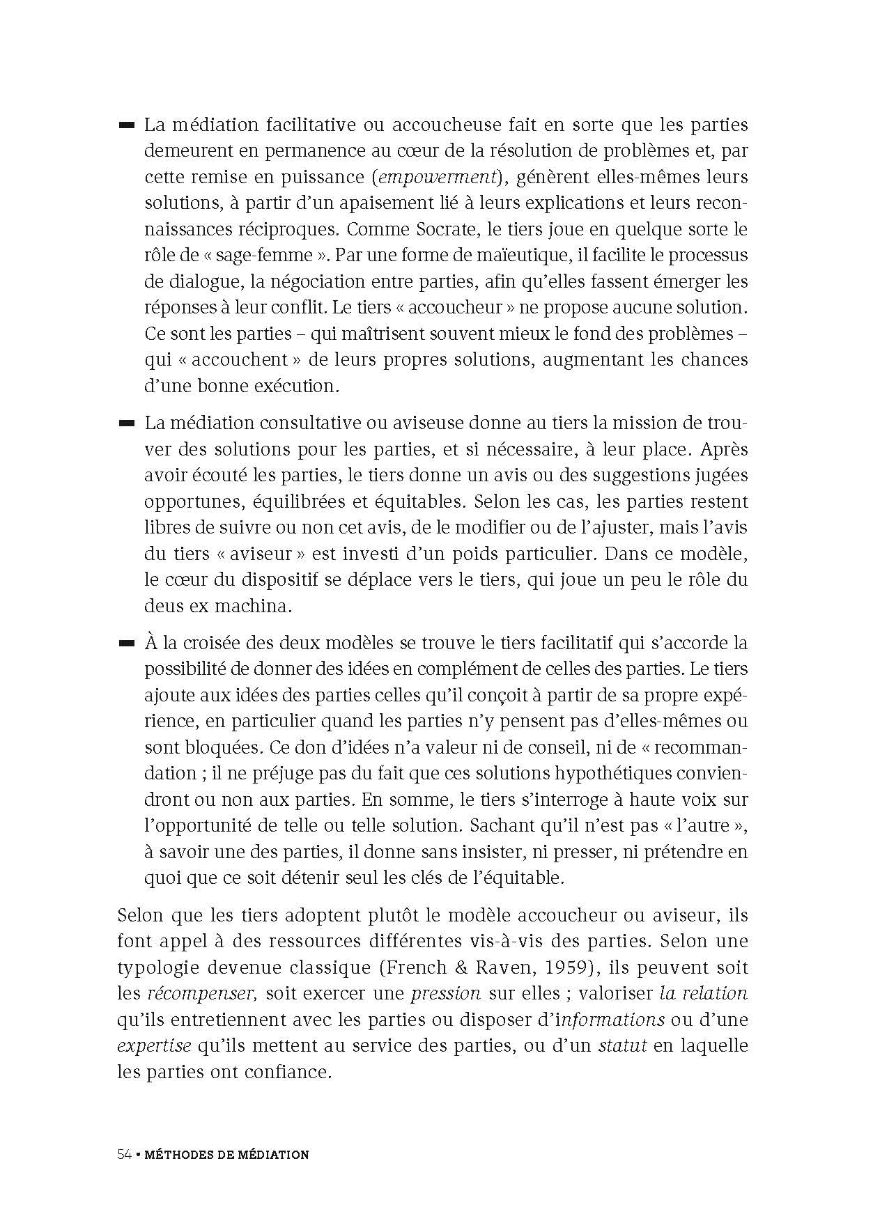 Méthodes de médiation - 2e éd.: Au coeur de la facilitation