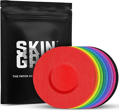 Skin Grip Parches adhesivos para Freestyle Libre 2 - Impermeable y resistente al sudor durante 10-14 días, cinta adhesiva precortada, cubierta de
