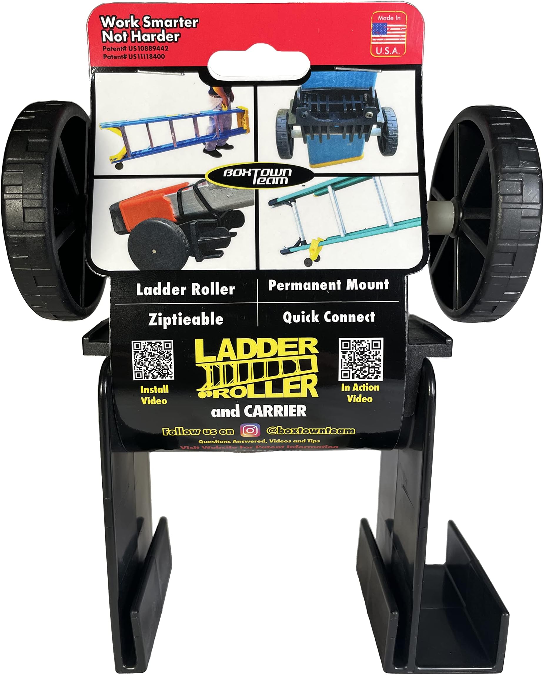 Ladder Roller (Black Ladder Roller + Carrier)