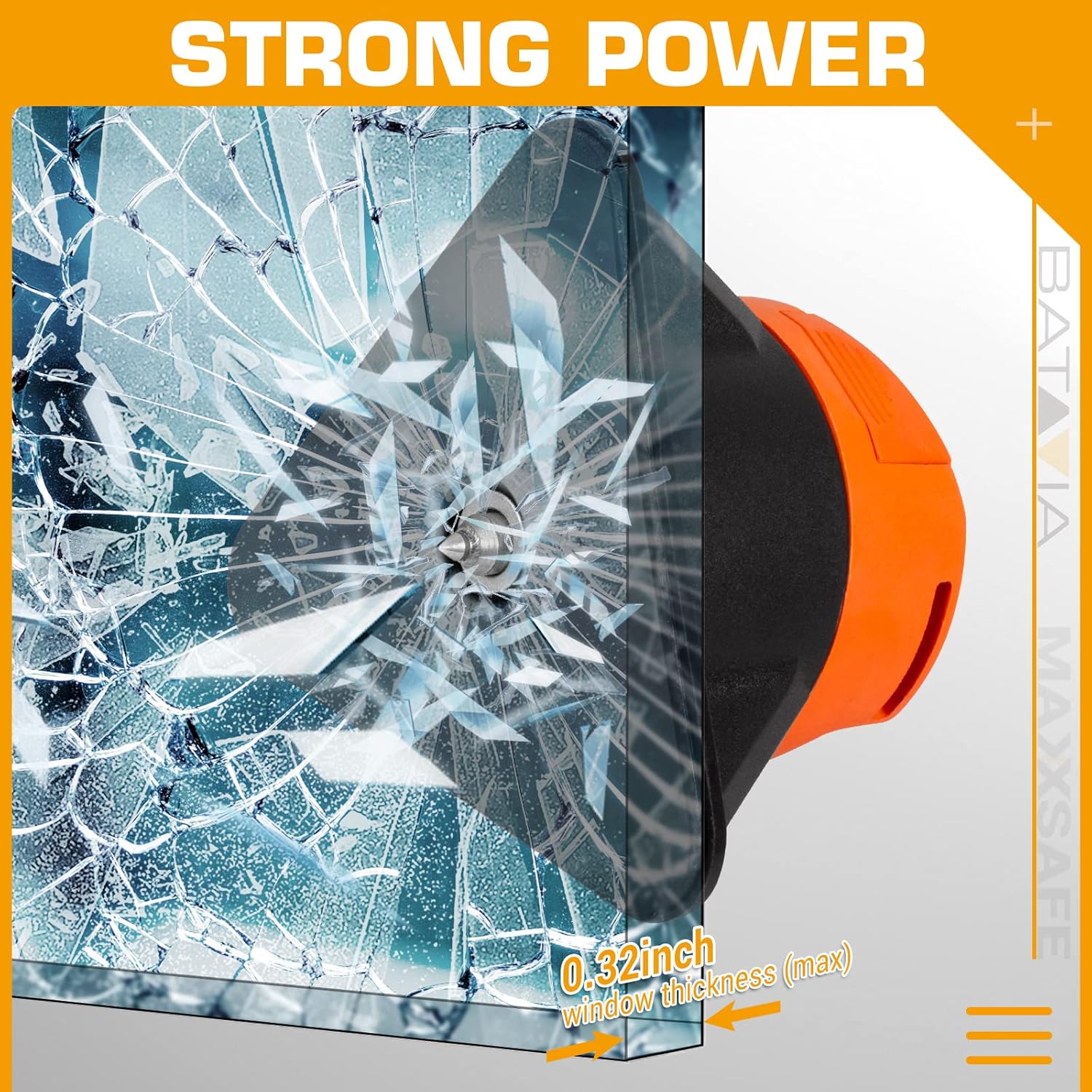 Buy BATAVIA Car Window Breaker and Seat Belt Cutter, 2 in 1 Emergency