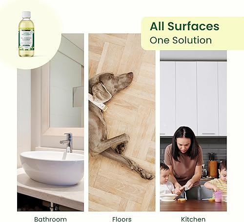 Miniatura 6 de Good Natured Brand Limpiador multisuperficie biodegradable multiusos  Aroma fresco natural  Spray de limpieza multiusos para pisos, encimeras de
