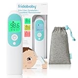 Frida Baby Thermometer, 3-in-1 Infrared Thermometer for Ear, Forehead & Touchless, Fever Thermometer for Baby, Infants, Toddlers, Kids & Adults